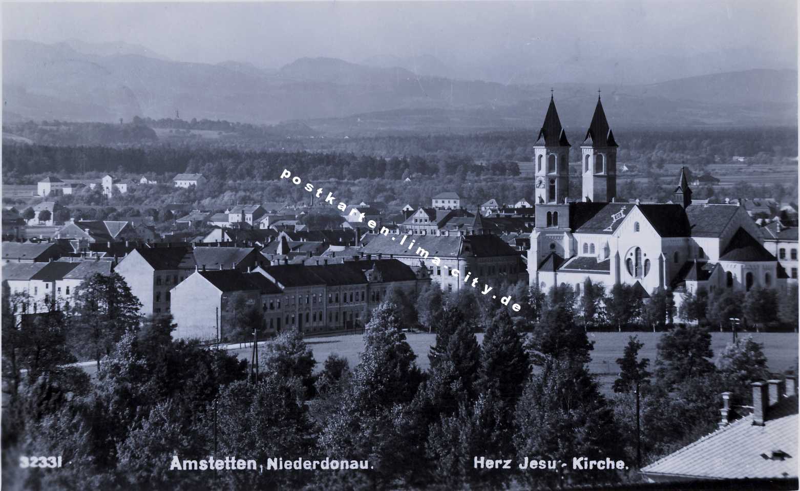Amstetten Herz Jesu Kirche 1938